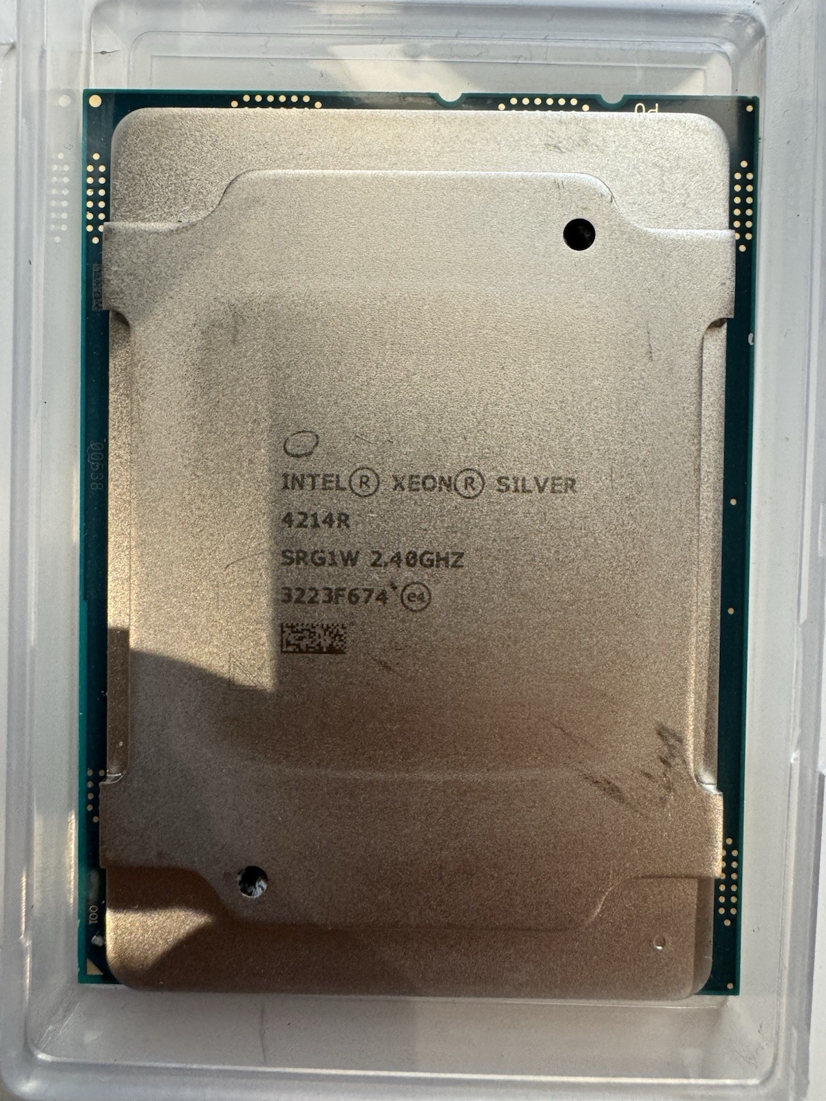 Intel Xeon Silver 4214R 2.4GHz up to 3.5GHz 16.5MB 12-Core 100W LGA3647 SRG1W