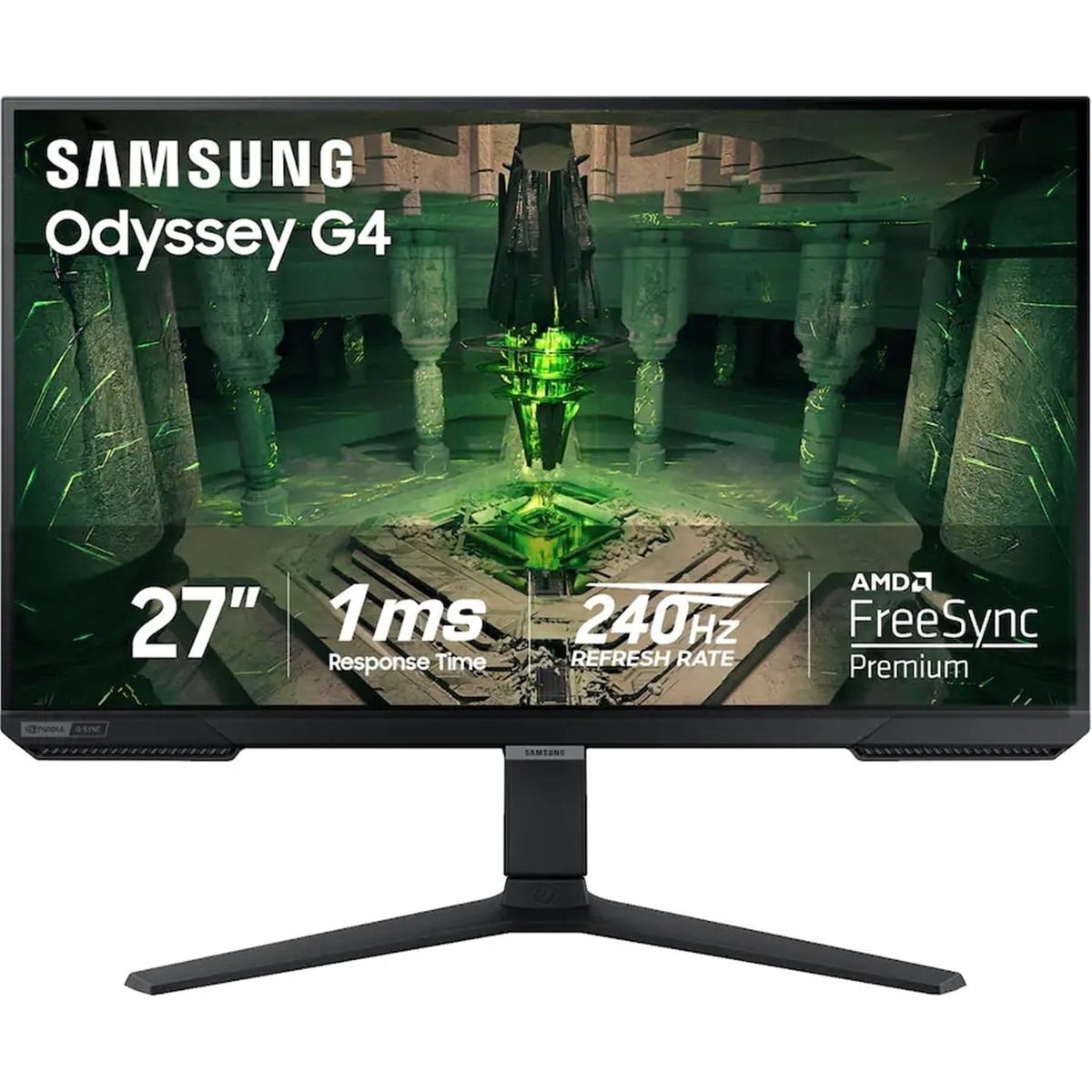 Samsung – 27” Odyssey FHD IPS 240Hz G-Sync Gaming Monitor – Black