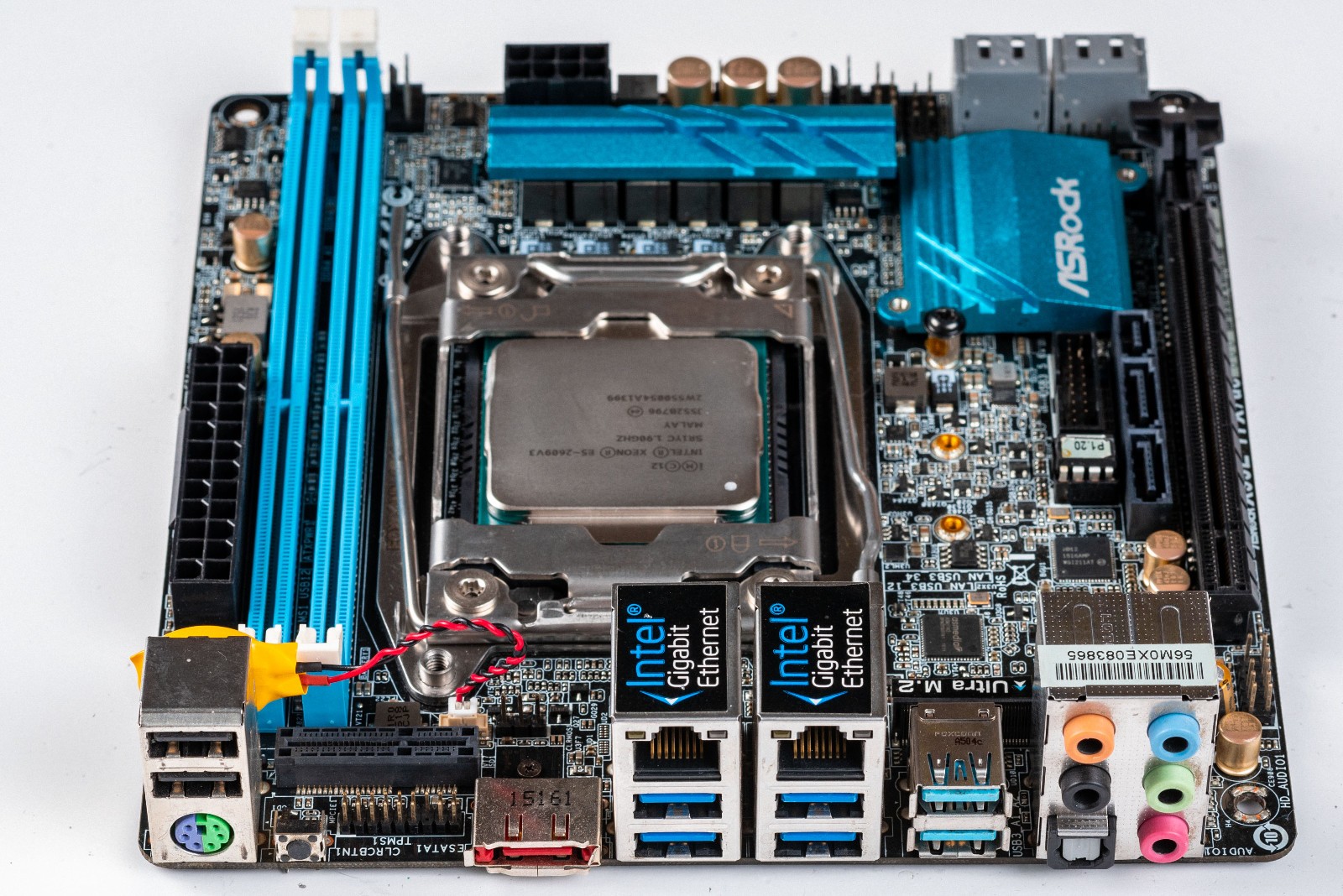 ASRock X99E-ITX/ac LGA2011-3 Mini ITX X99 Motherboard DDR4 Xeon Dual LAN M.2