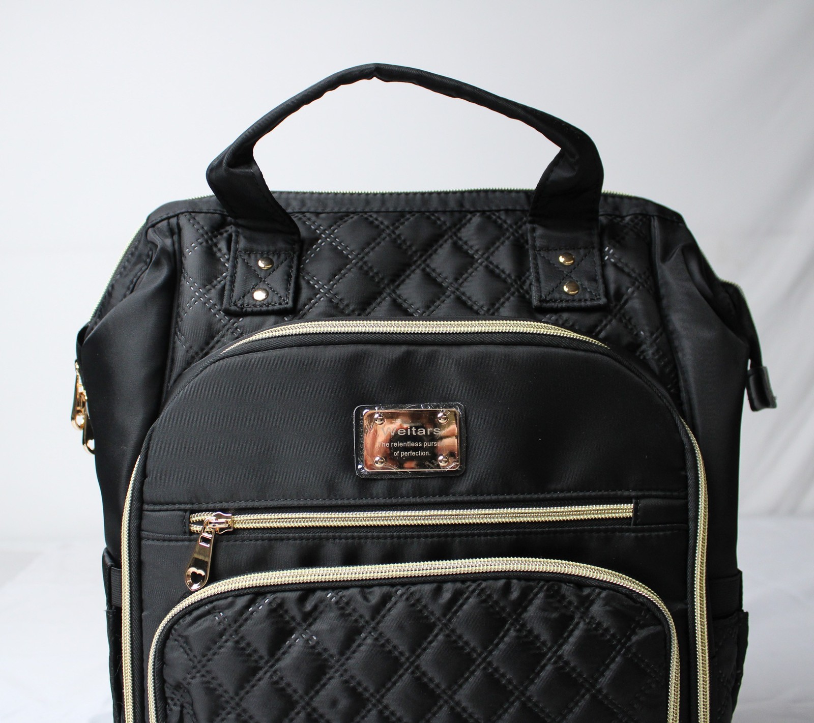 Weitars Women’s Work Laptop Backpack & Lunch Tote Set BE5 Black One Size