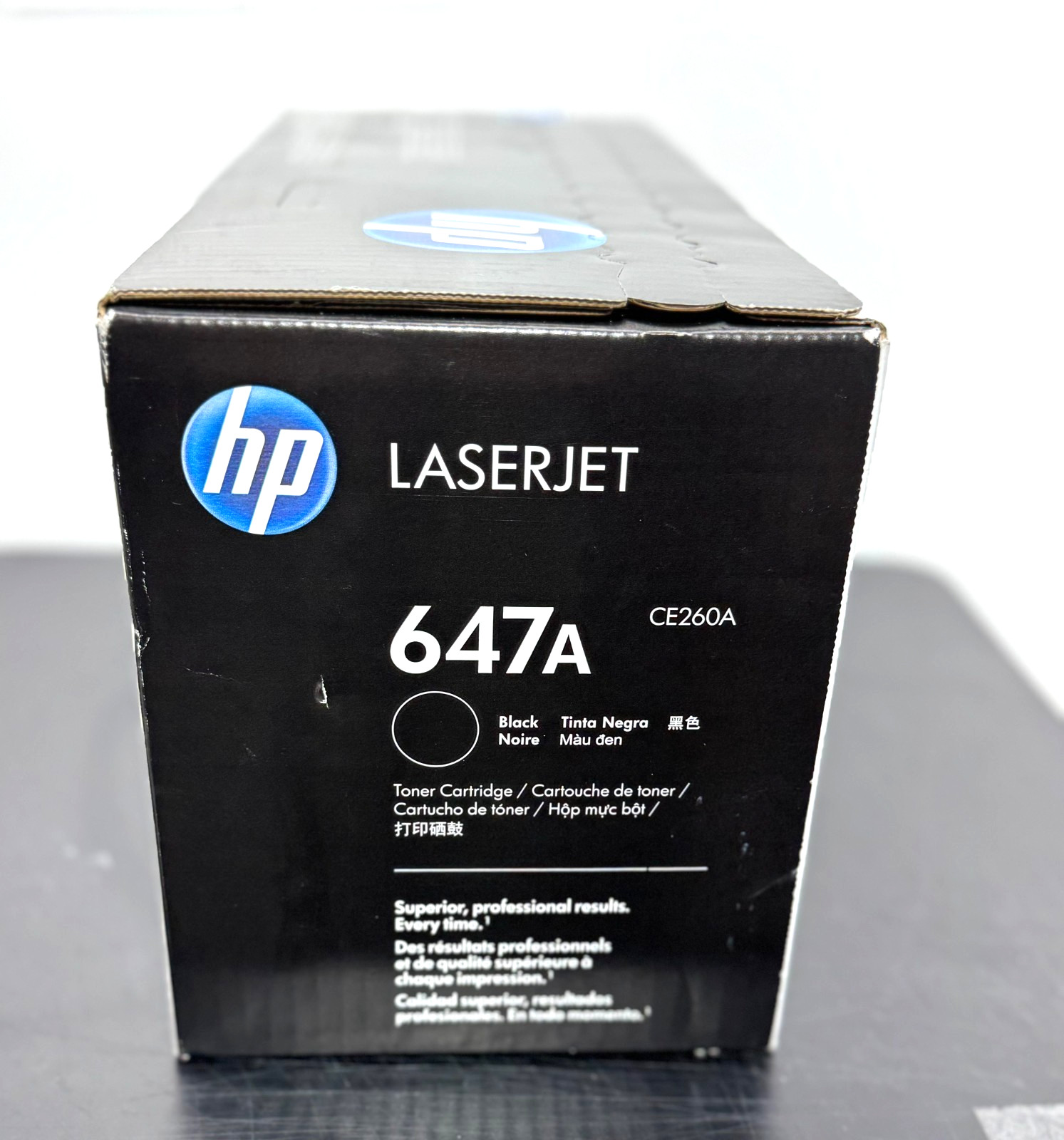 Genuine HP 647A CE260A Black Toner Cartridge 8,500 Pages For CP4025 CP4525 NEW