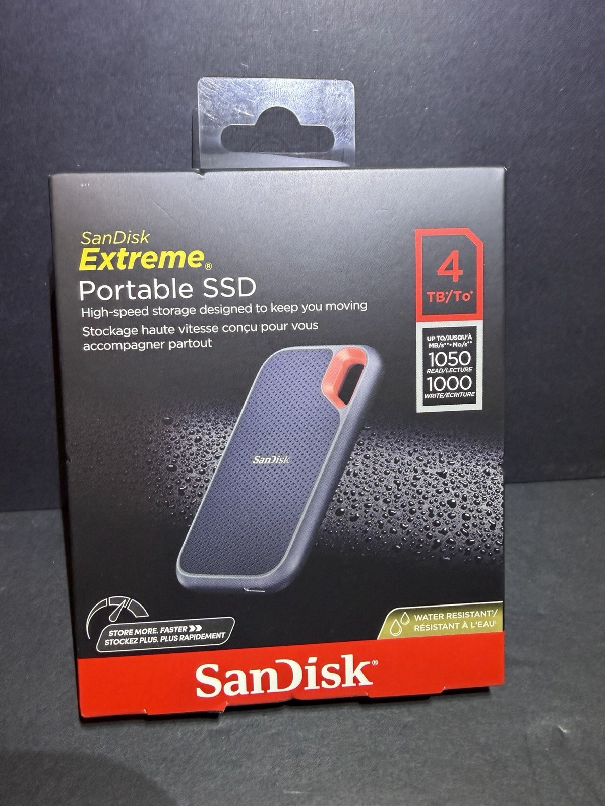 SanDisk 4TB Extreme External Solid StateDrive Black