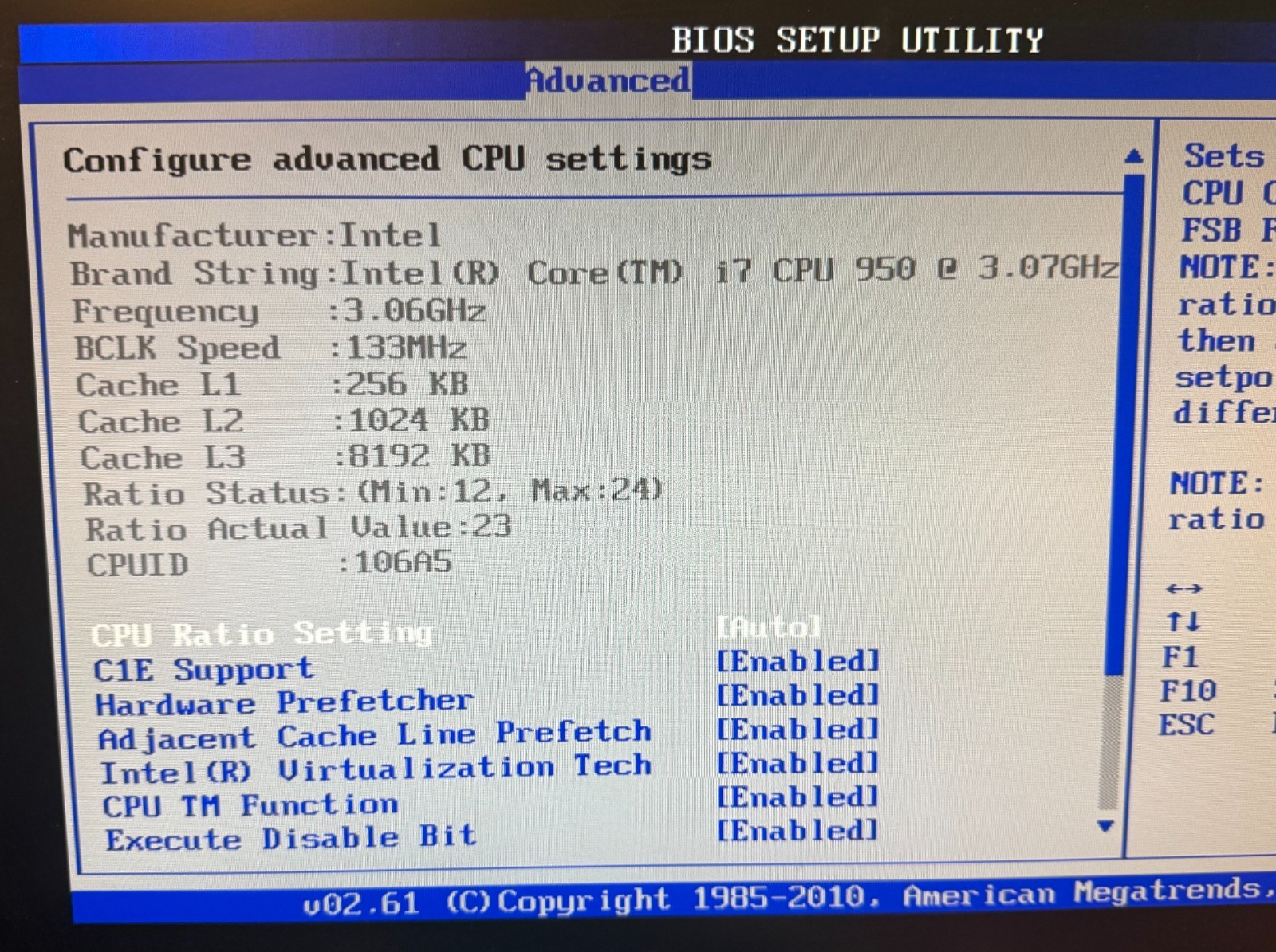ASUS P6X58D Premium ATX LGA1366 Intel i7 CPU 950 @ 3.07GHz 16Gb DDR3 UDIMM RAM