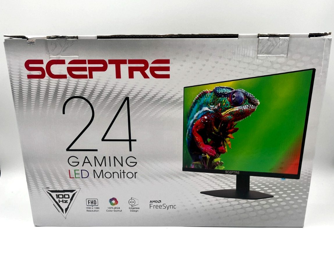 Sceptre | 24″ Gaming Monitor | 100Hz | 1ms | DisplayPort | HDMI x2 | FreeSync