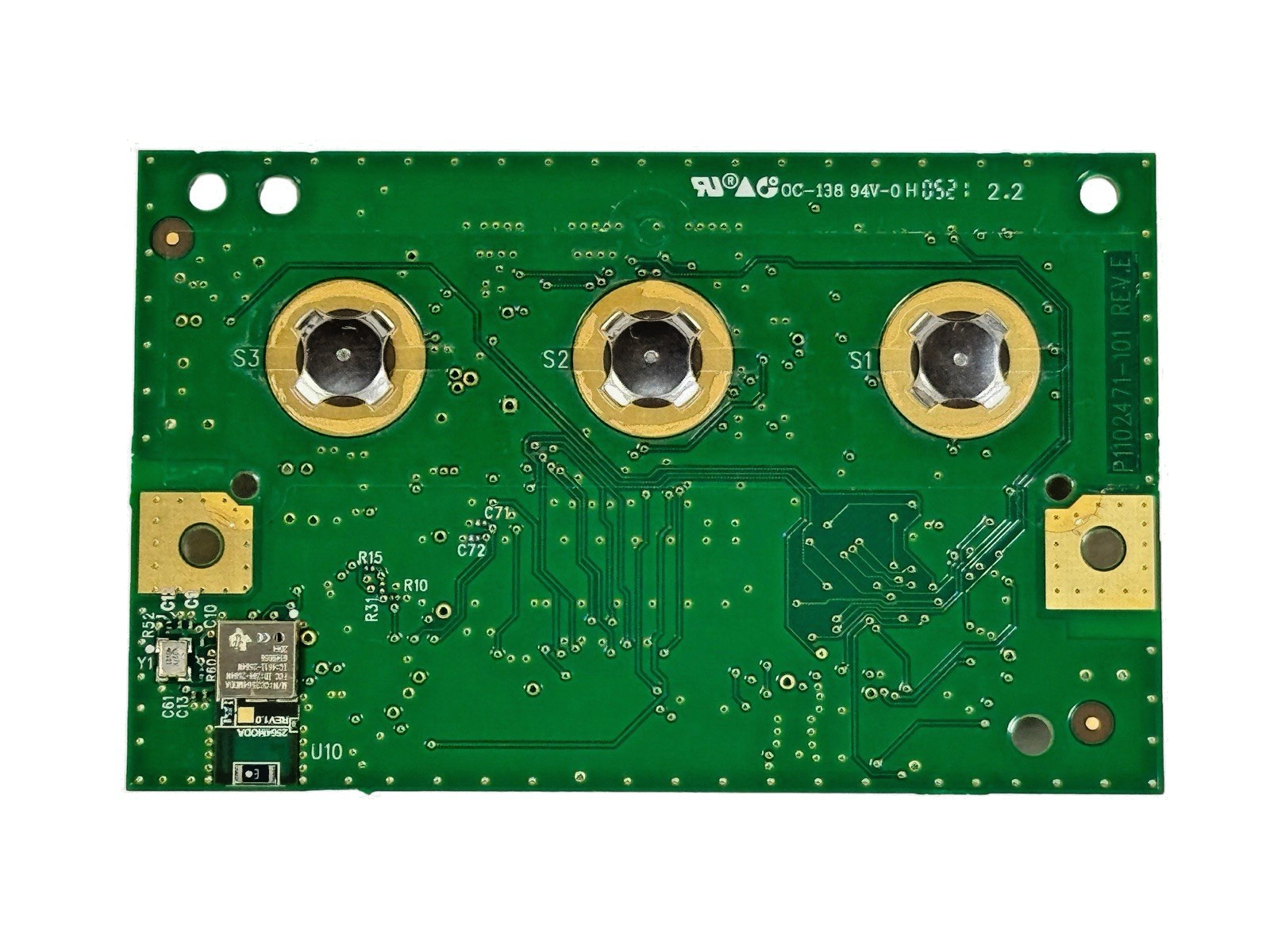 Genuine OEM Zebra P1102471-01 Rev H 3-Button Control Board for ZT411 Printer