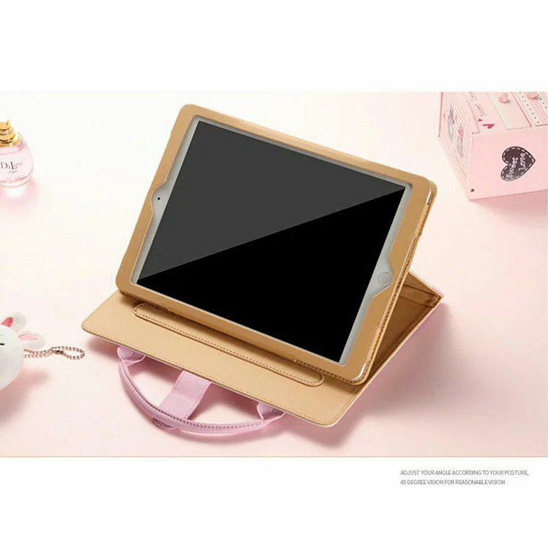 Cute Bowknot Handbag Leather Case Cover for iPad 10.9″ 10.2″ 11″ 9.7″ Air 13″