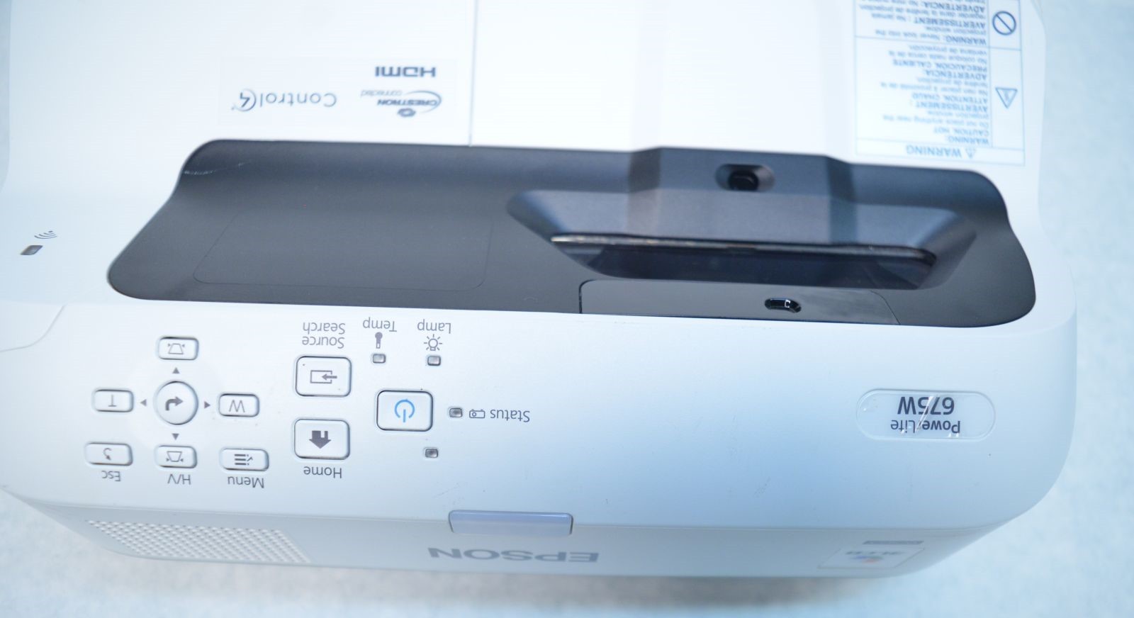 Epson PowerLite 675W H745A 3200 Lumens Ultra Short Throw Projector 1500 Lamp Hrs