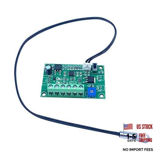 DC 12V 24V 4A 2-Way Adjustable PWM Fan Speed Controller, Automatic DC12V-24V 4A
