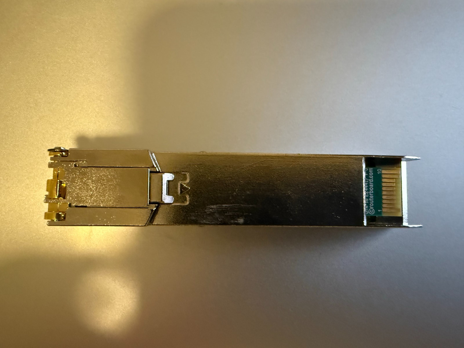 Mikrotik S+RJ10 SFP+ to RJ-45 6-speed module for up to 10 Gbps Copper Module