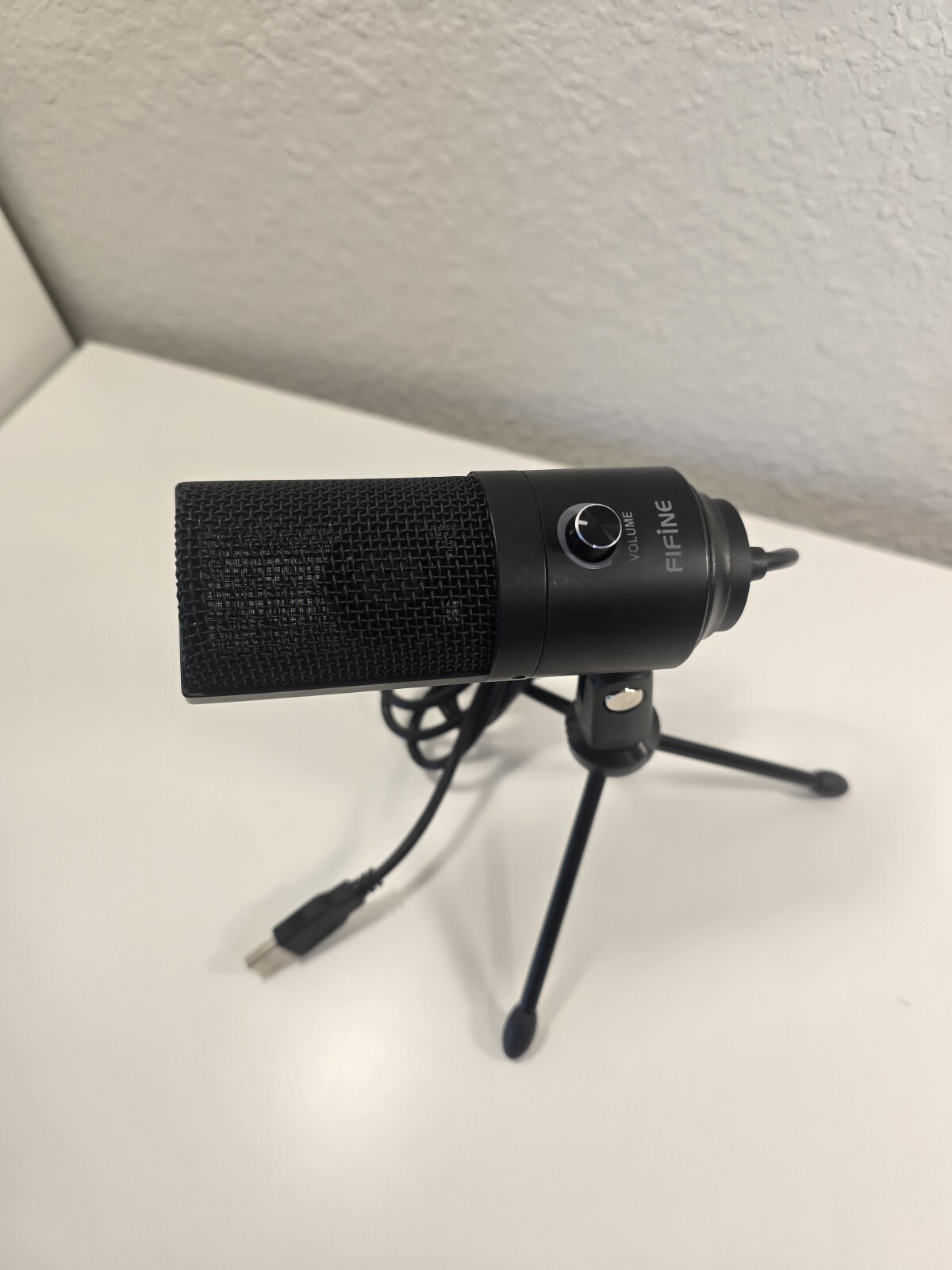 FIFINE USB CONDENSER MICROPHONE | K669B | BLACK
