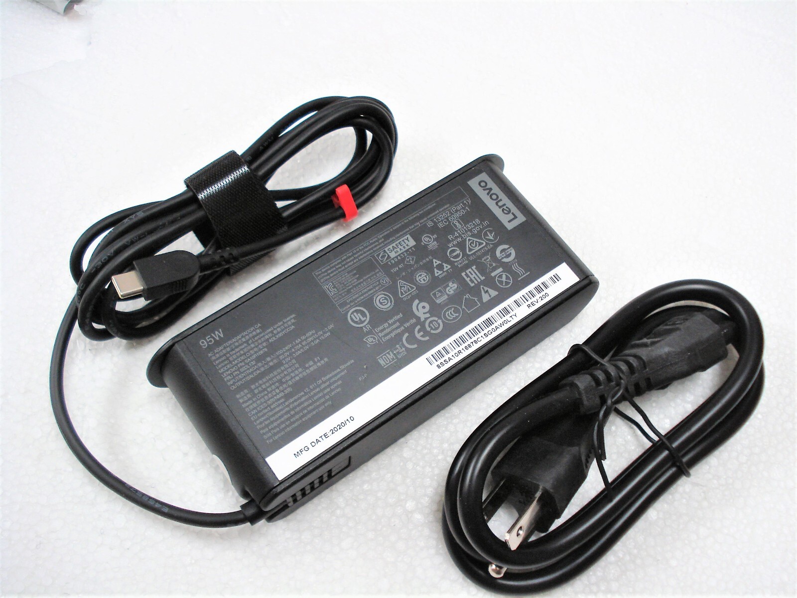 Lenovo 95W Type C Charger ADLX95YCC3A SA10R16878 02DL132 ADLX95YLC2A GX20Z46240