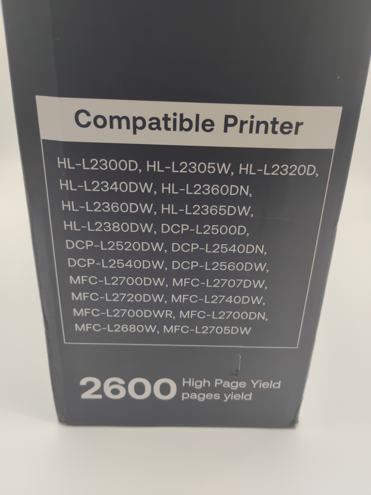 4PK Black Toner Compatible Brother TN660 HL-L2300D L2360DN HL-L2360DW MFC-L2680W