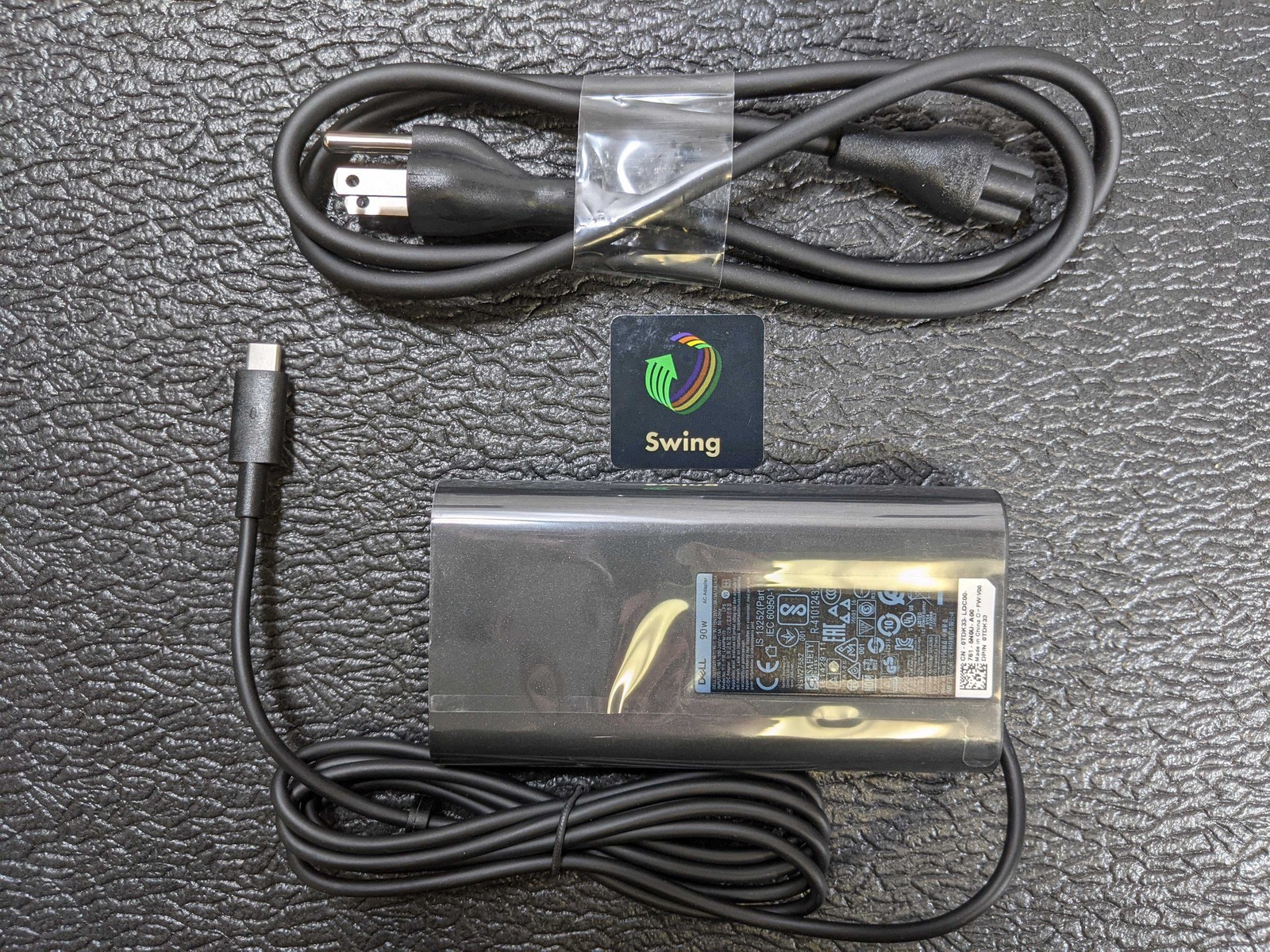 Dell 90W Thunderbolt 3 USB-C Type C AC Power Adapter Charger LA90PM170 0TDK33
