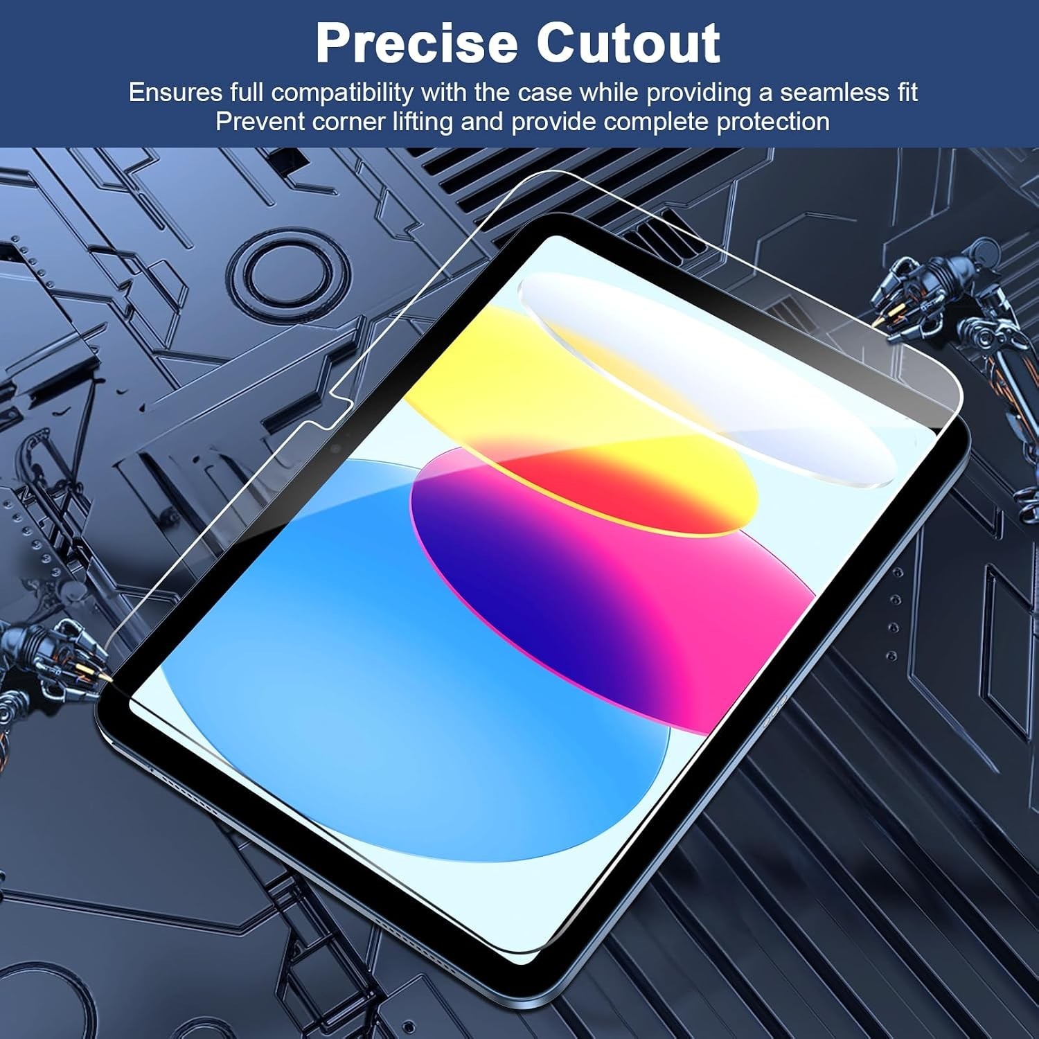 2 Pack Screen Protector for iPad 11th A16 2025 & 10th Generation BLACK…
