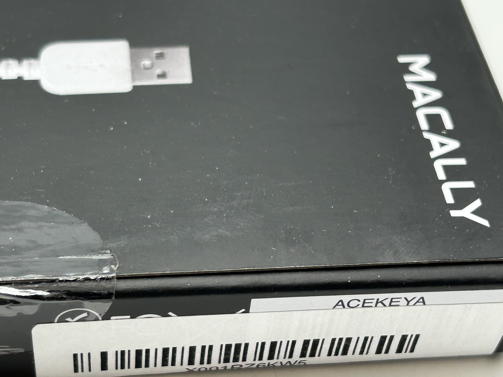 NEW Macally Ultra Slim USB Wired Keyboard for Mac Silver ACEKEYA – FREE S/H