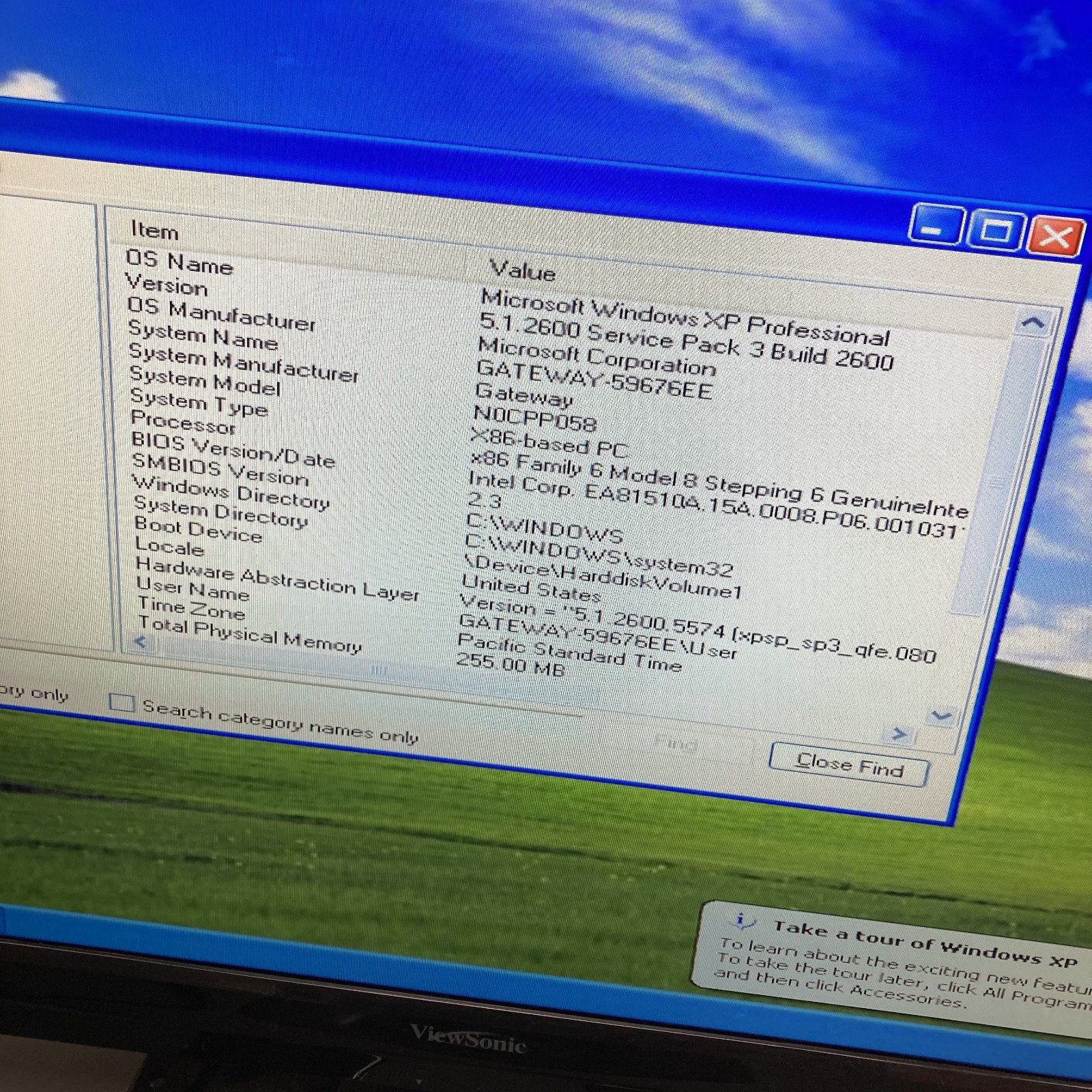 Gateway ATXSTF FED Pro 866 Pentium III 866MHz 64MB RAM 20GB HDD Windows XP
