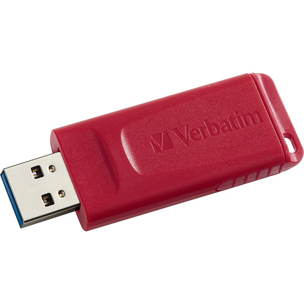 Verbatim 64GB Store N Go USB 2.0 Flash Drive – Red (97005)