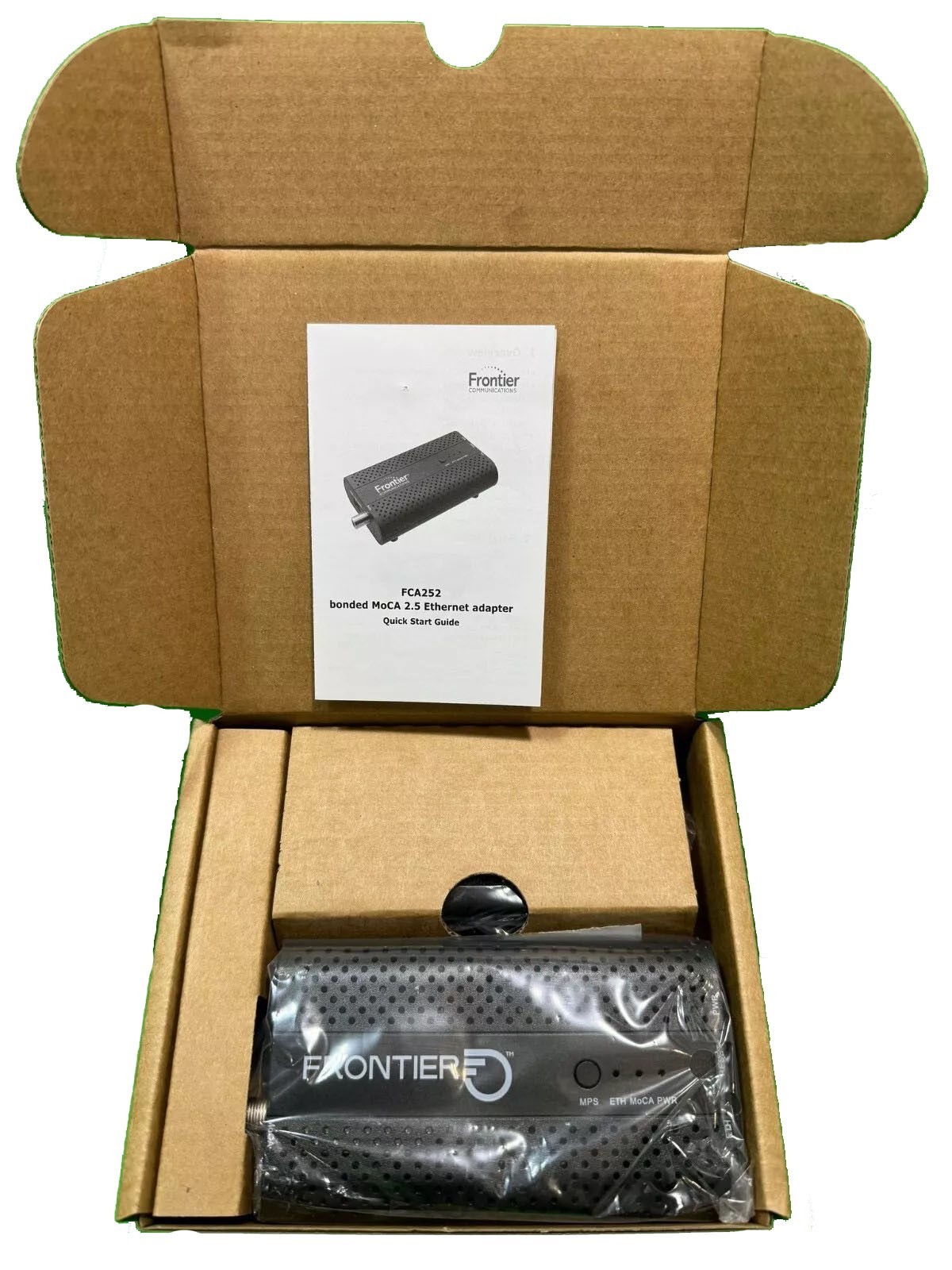 3pack FRONTIER FCA252 MoCa 2.5 Ethernet Network Adapter BRAND NEW
