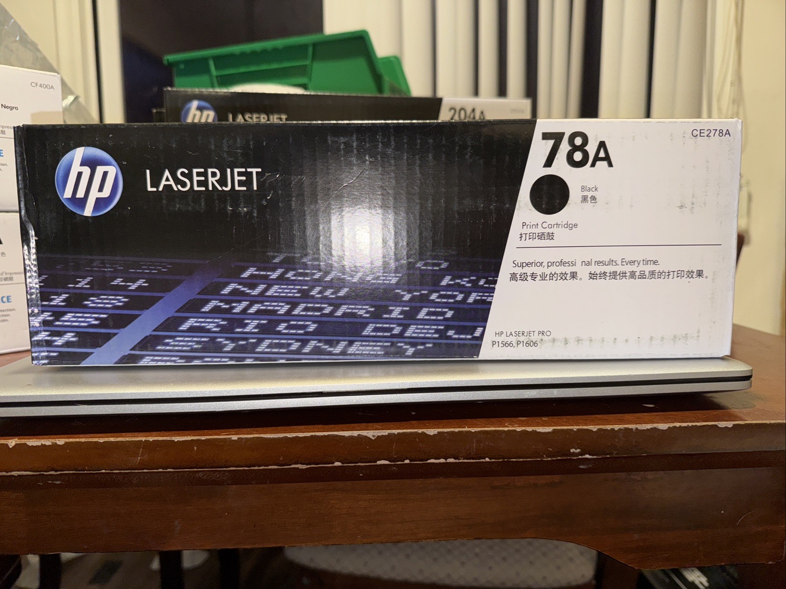 HP 78A Black Original LaserJet Toner Cartridge CE278A
