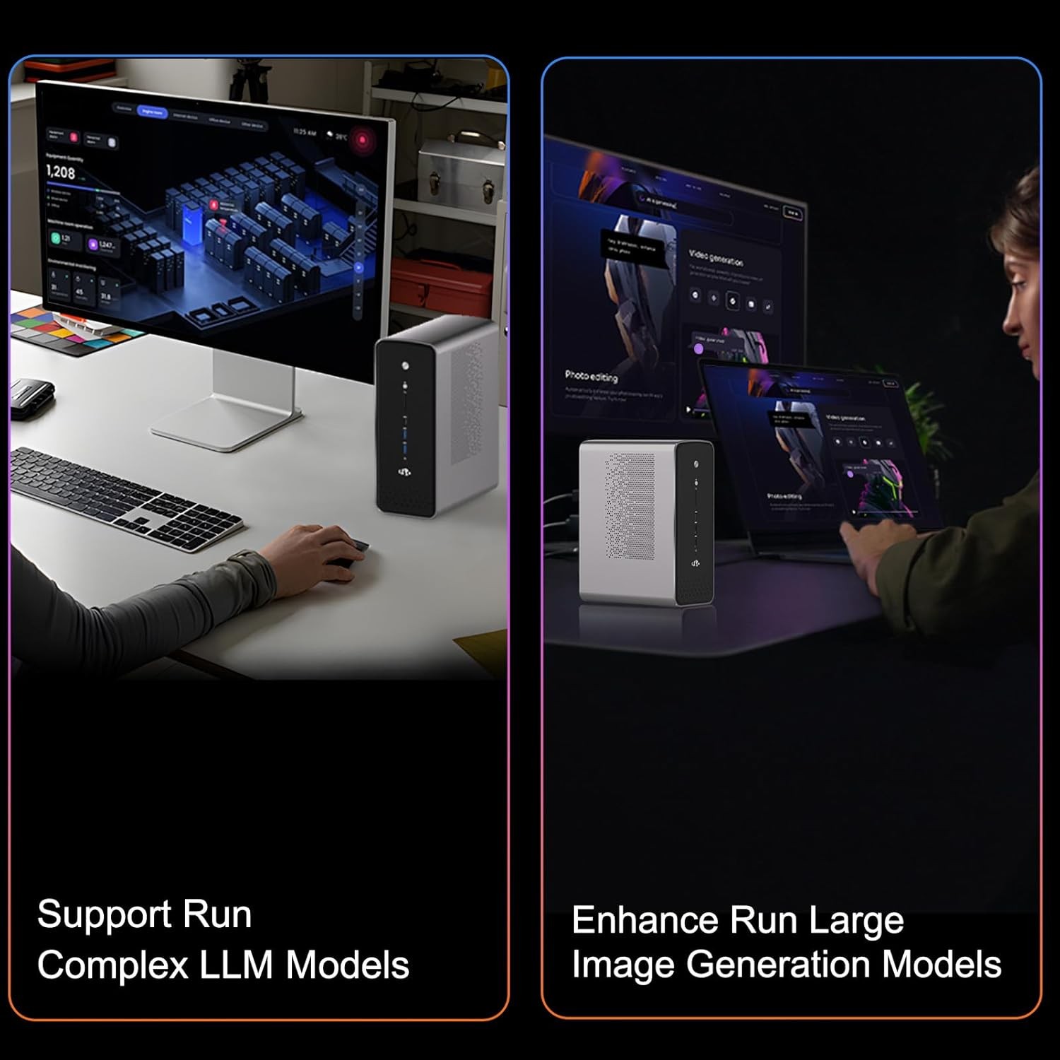 Nimo Mini PC PC AMD Ryzen™ AI Max+ 395 128GB LPDDR5 8000MHz 8000MHz 2TB SSD
