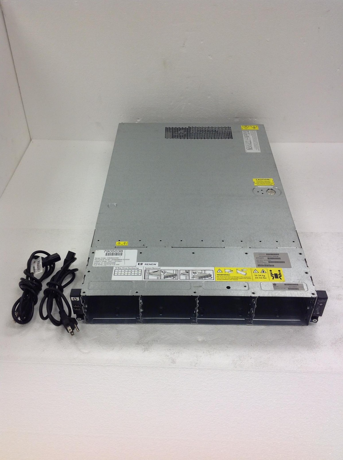 HP Storageworks P4500 G2 Intel Xeon E5620 2.40GHz Server w/ 8GB, 2x 750W PS