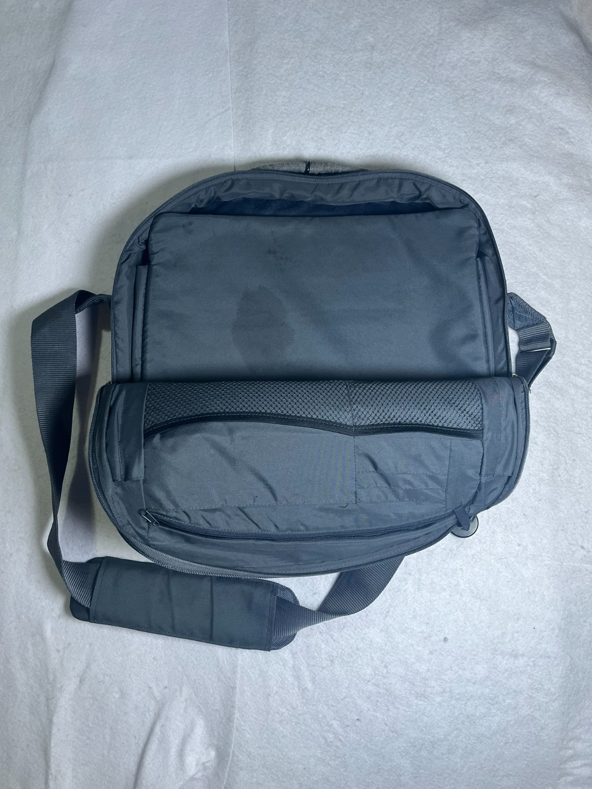 Universal Black Padded Laptop Messenger Bag Shoulder Briefcase Carrying Case 15″