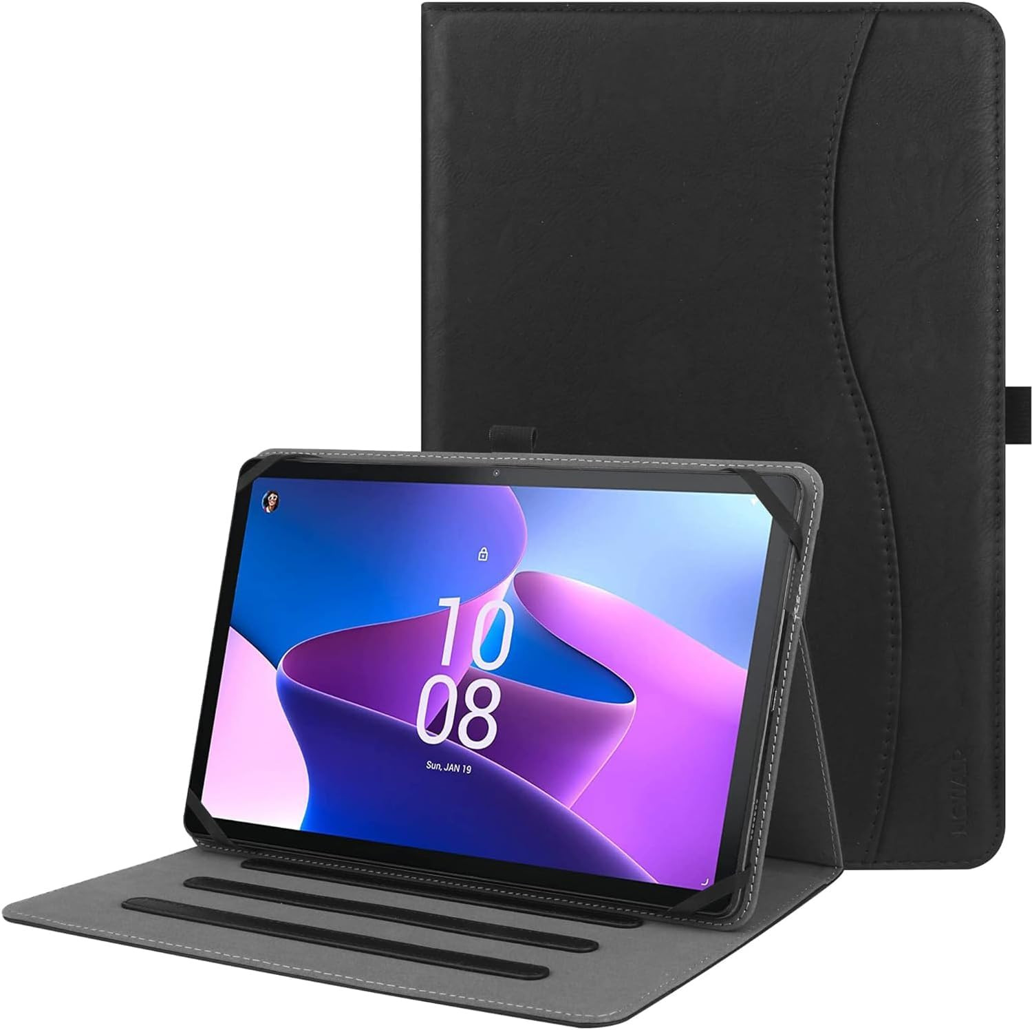 Universal 9″,9.7″,10.1″,10.2″,10.5″,10.9″,11″ Tablet Case,Multi-Viewing Angels S