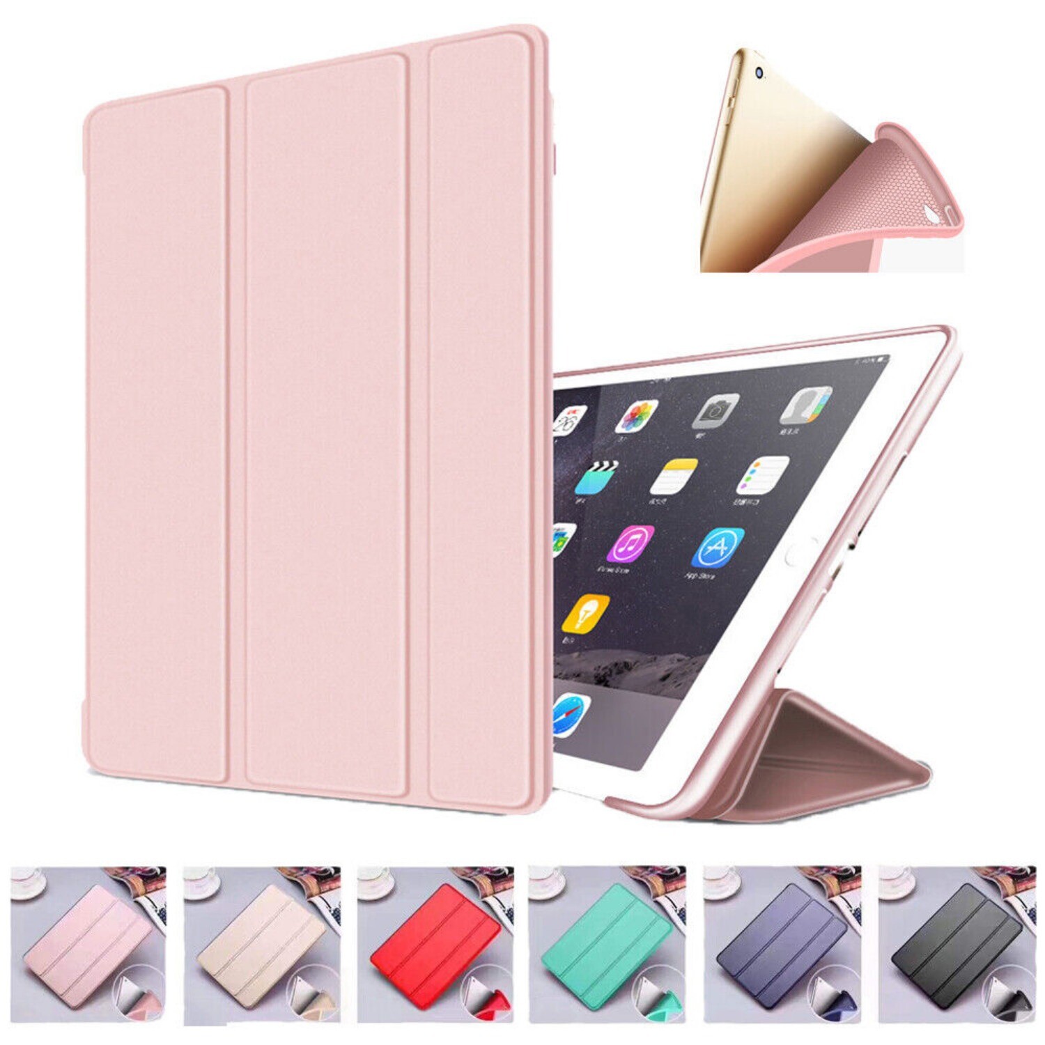 Flip Case Cover For Old iPad 2nd 3rd 4th 5th 6th Generation 9.7″ Case Air Pro US