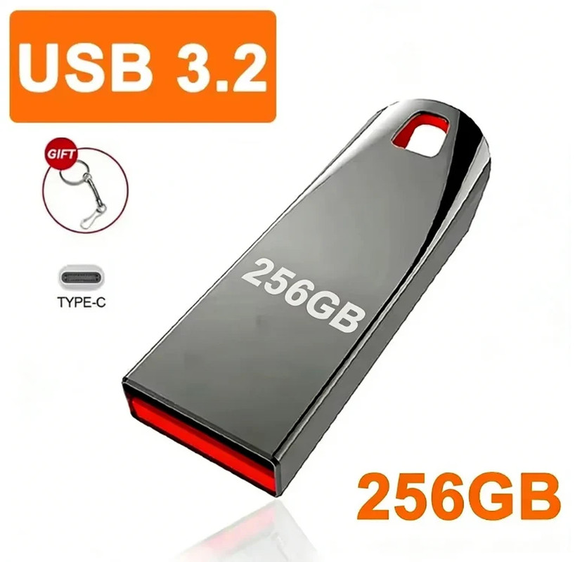 Plug and Play USB3.2 Flash Drive Storage Mini Pen Drive 450Mb/S Sleek Durable Da