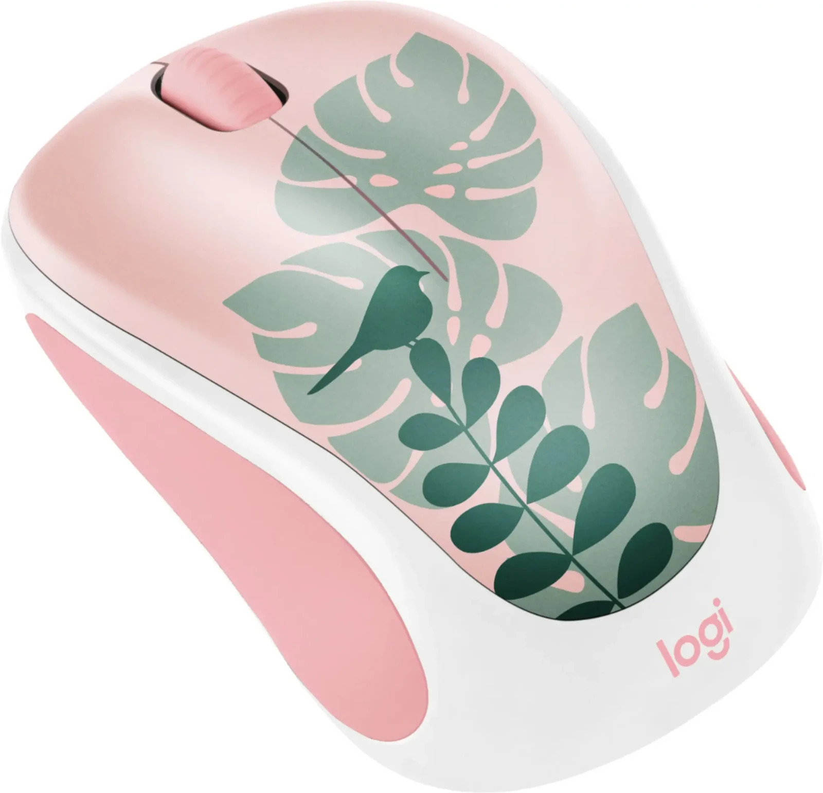 2 Pack – Logitech M317c Design Collection Wireless Mouse – Chirpy Bird