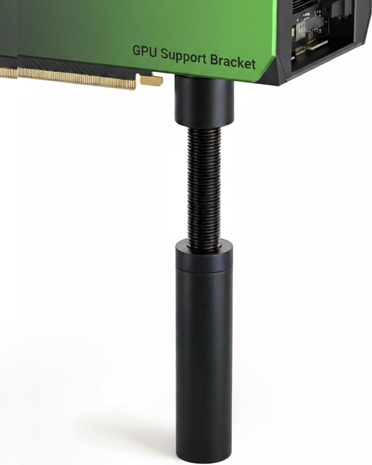 Net Straight GPU Support Bracket, 70-120mm / 2.76-4.72 inches, Black