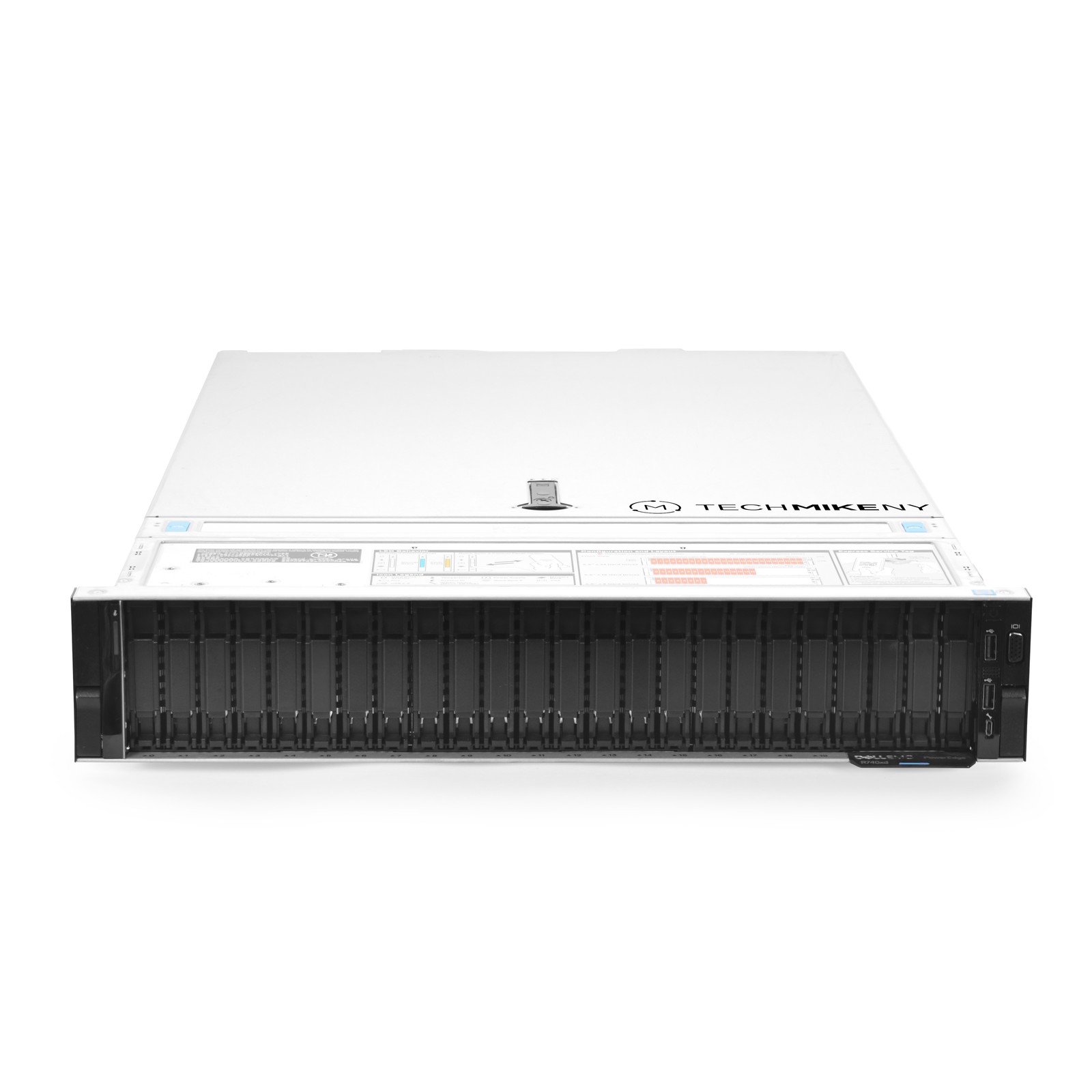 Dell PowerEdge R740xd Server 2.10Ghz 48-Core 1.5TB RAM 46TB SSD Storage Rails