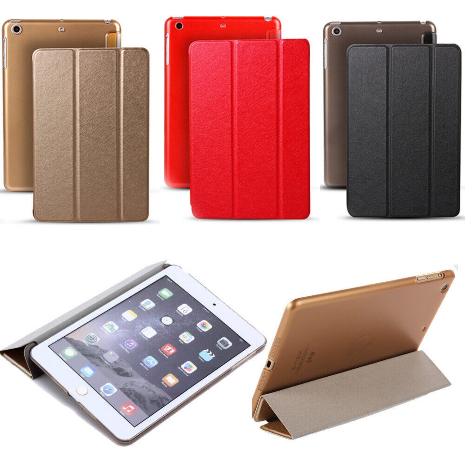 Smart Case Cover For iPad 10.2″/9.7″9/8/7/6/5th Gen Pro 11″ Mini Auto Wake/Sleep