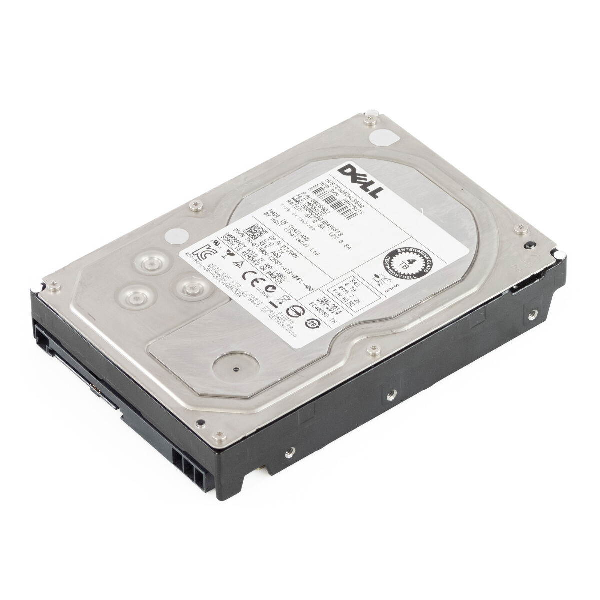 HARD DRIVE DELL 07J9RN HUS724040ALS640 4TB 7.2K 64MB SAS-2 3.5”