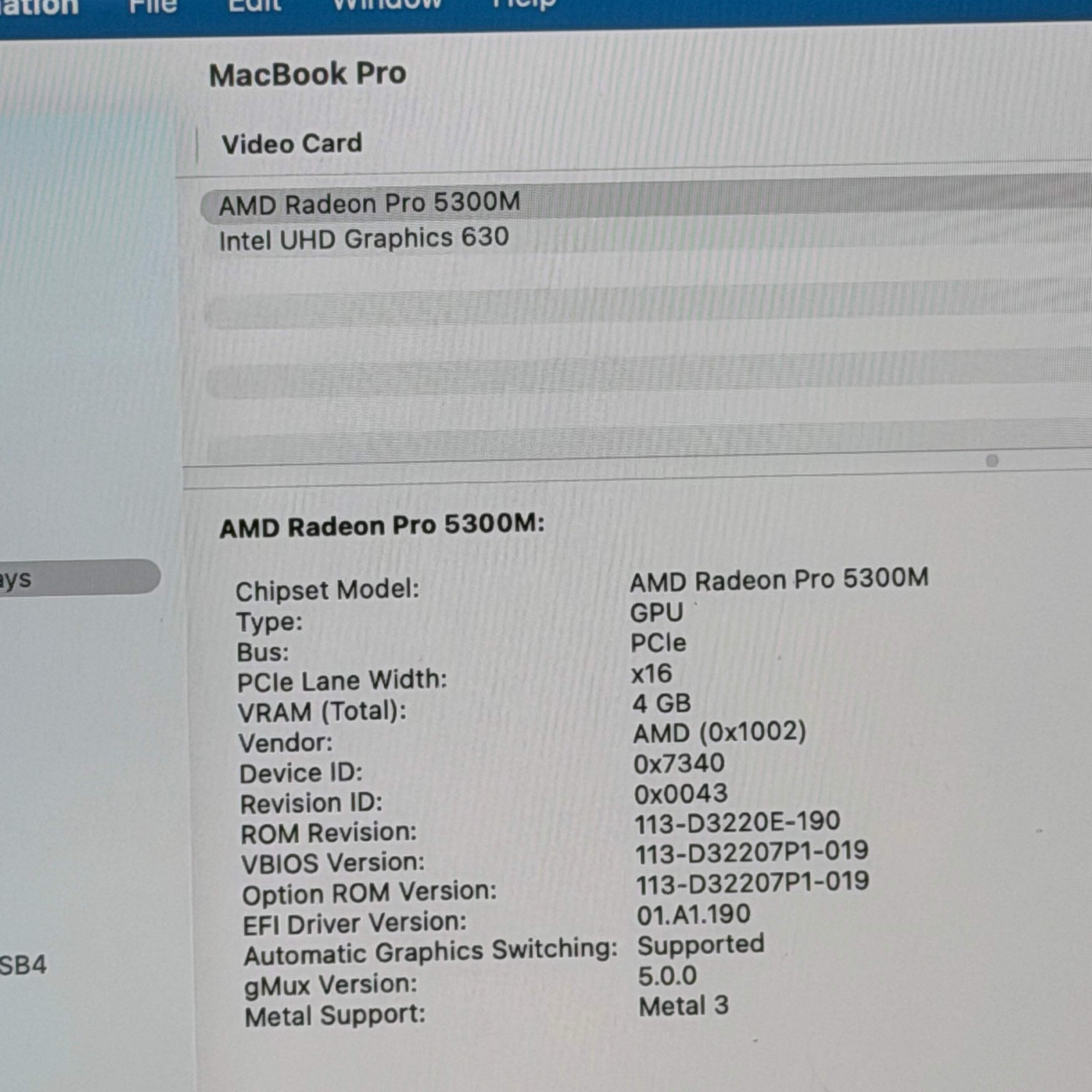 Broken 2019 Apple MacBook Pro 16″ i7 2.6GHz 32GB RAM 512GB SSD Silver A2141 Read