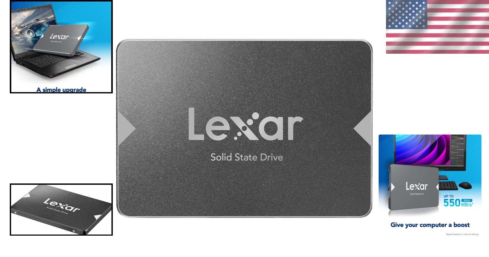 NS100 128GB SSD – Internal 2.5 Inch SATA III Drive with Up to 550MB/s Read Speed