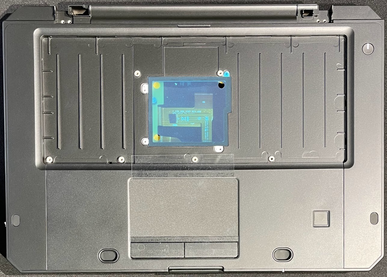 Dell Latitude 5424 Rugged Palmrest Touchpad Housing Assembly / HT86M / 7VG7F