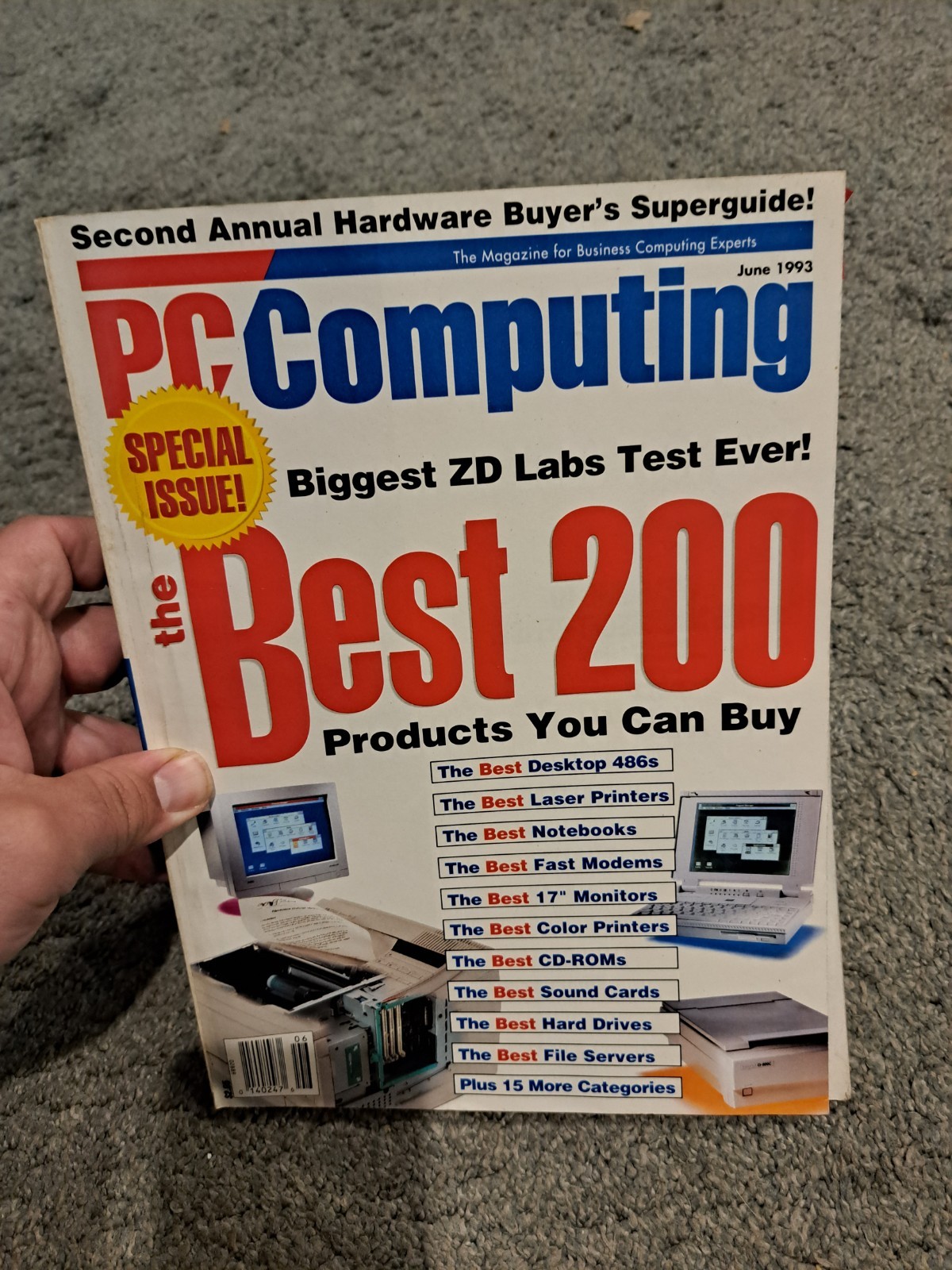 June 1993 PC Computing Magazine Best 200 Products Hardware Buyer’s Guide