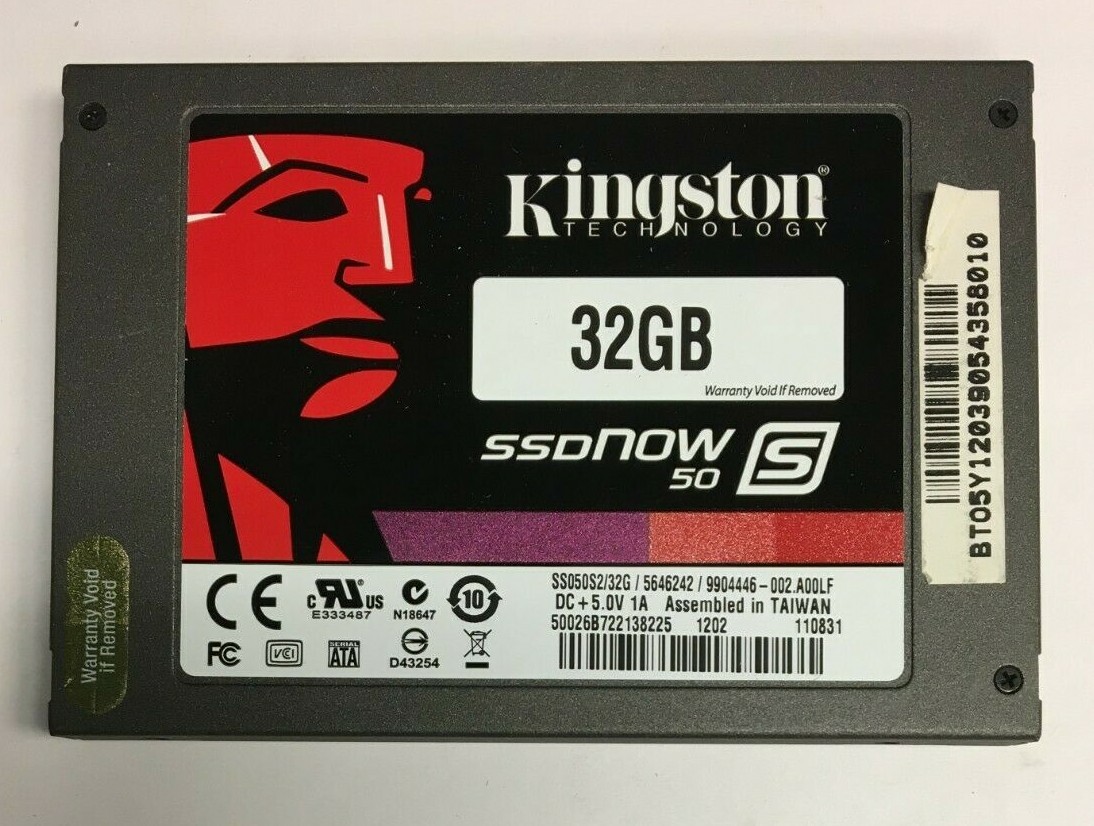 32GB or 40GB SATA 2.5″ Internal Desktop Laptop SSD Solid State Drive