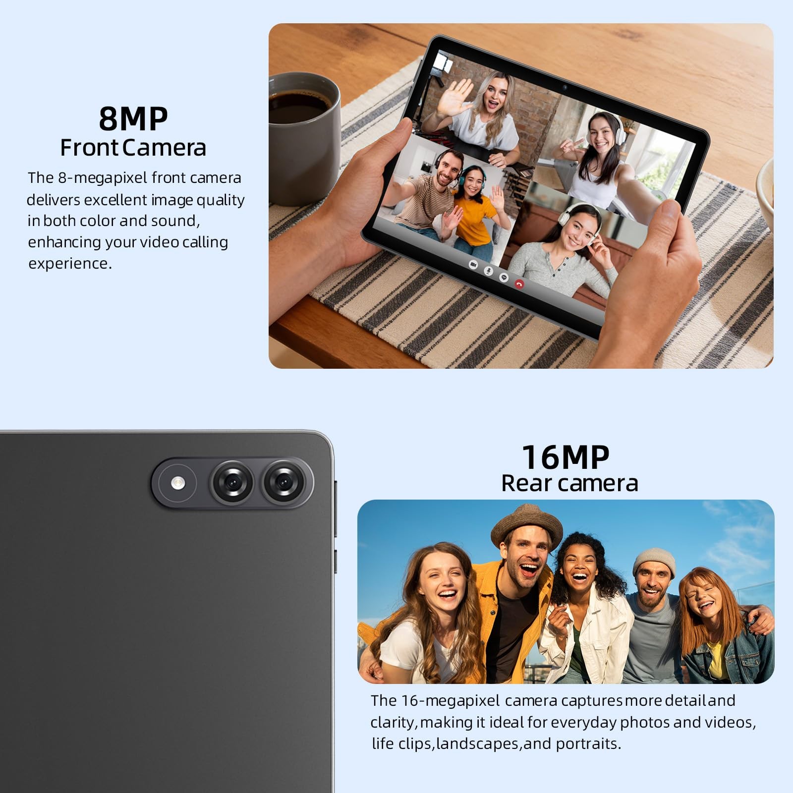 Android 16 Tablet with Gemini AI, 11 Inch Tablets with Octa Core Processor, 3…