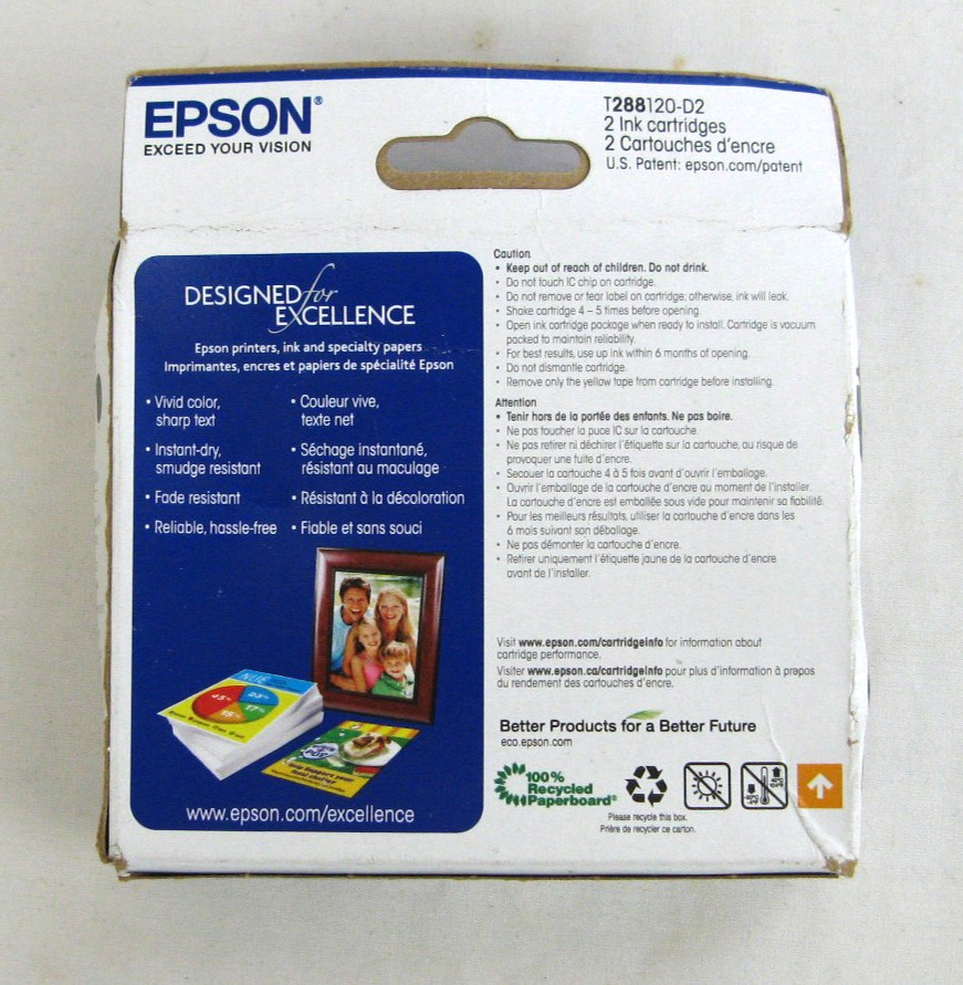 Epson 288 Black + Black Standard Capacity Ink Cartridges