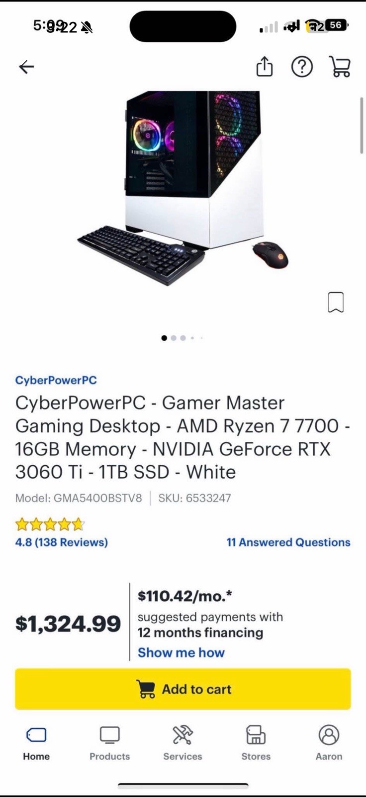 Cyberpowerpc and other stuff great condition read description.