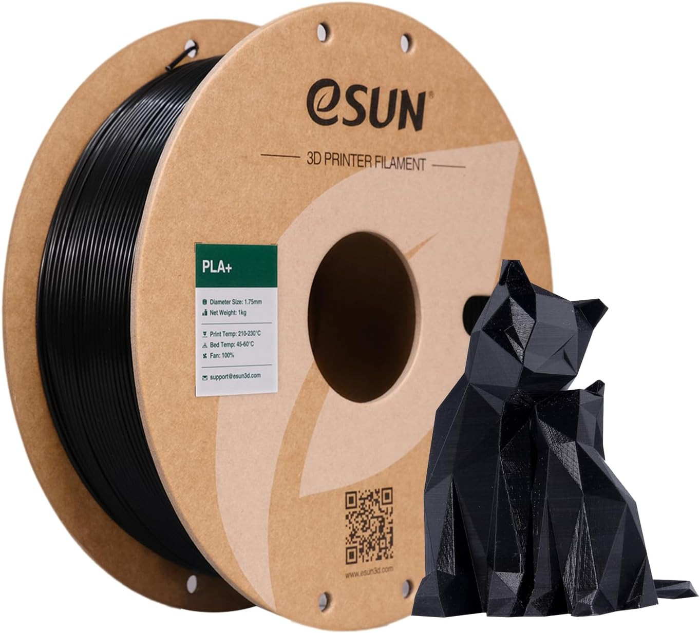PLA+ Filament 1.75Mm, 3D Printer Filament PLA Plus, Dimensional Accuracy +/- 0.0