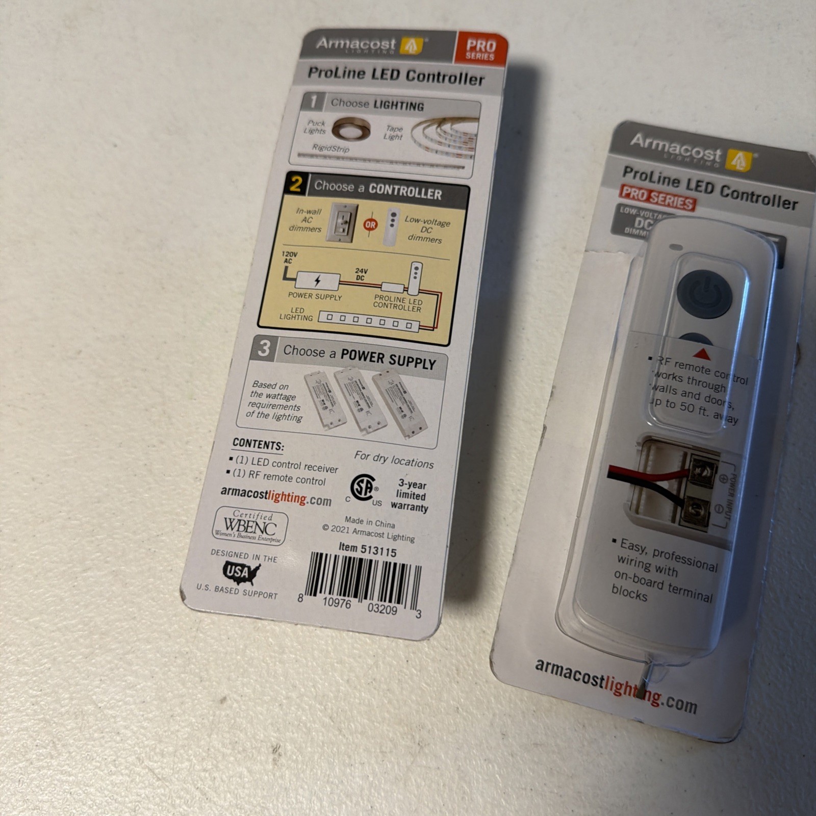 2 Armacost Lighting 513115 Proline White or Single Color LED Lighting Controller