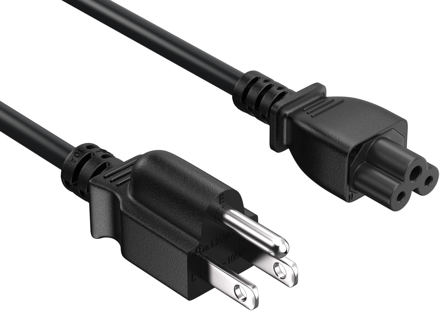 3 Prong AC Mickey Power Cord Cable for Dell Toshiba HP Laptop 6 Feet ft