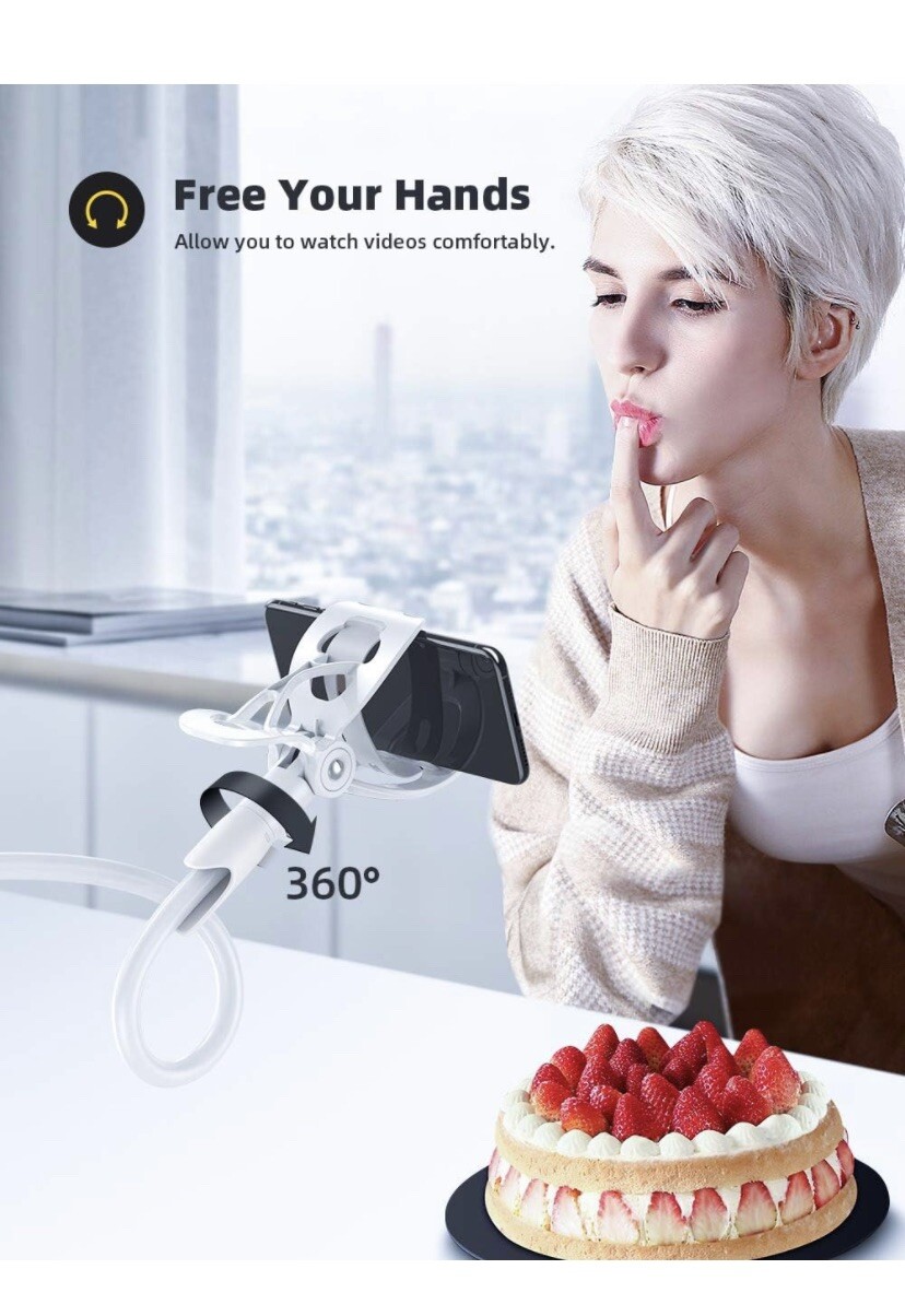 Universal 360° Rotatable Tablet Stand Holder Flexible Mount For iPad Cell Phone