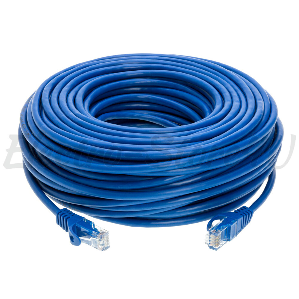 Cat6 Ethernet Patch Blue Cable 1.5 3 5 7 10 15 20 25 30 50 75 100 200 LAN Lot