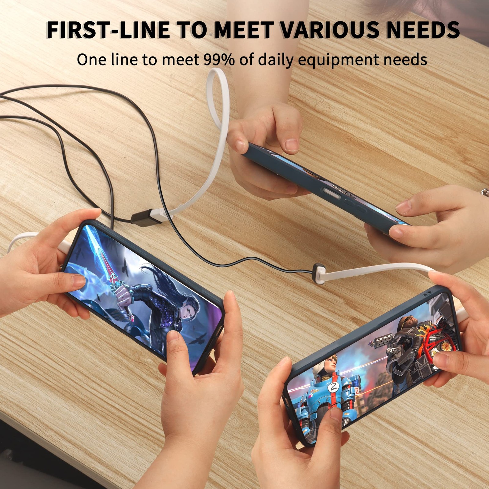 RIIEYOCA USB Splitter Y Cable,3 in 1 3.3 feet, usb Male 1 to 3 Female