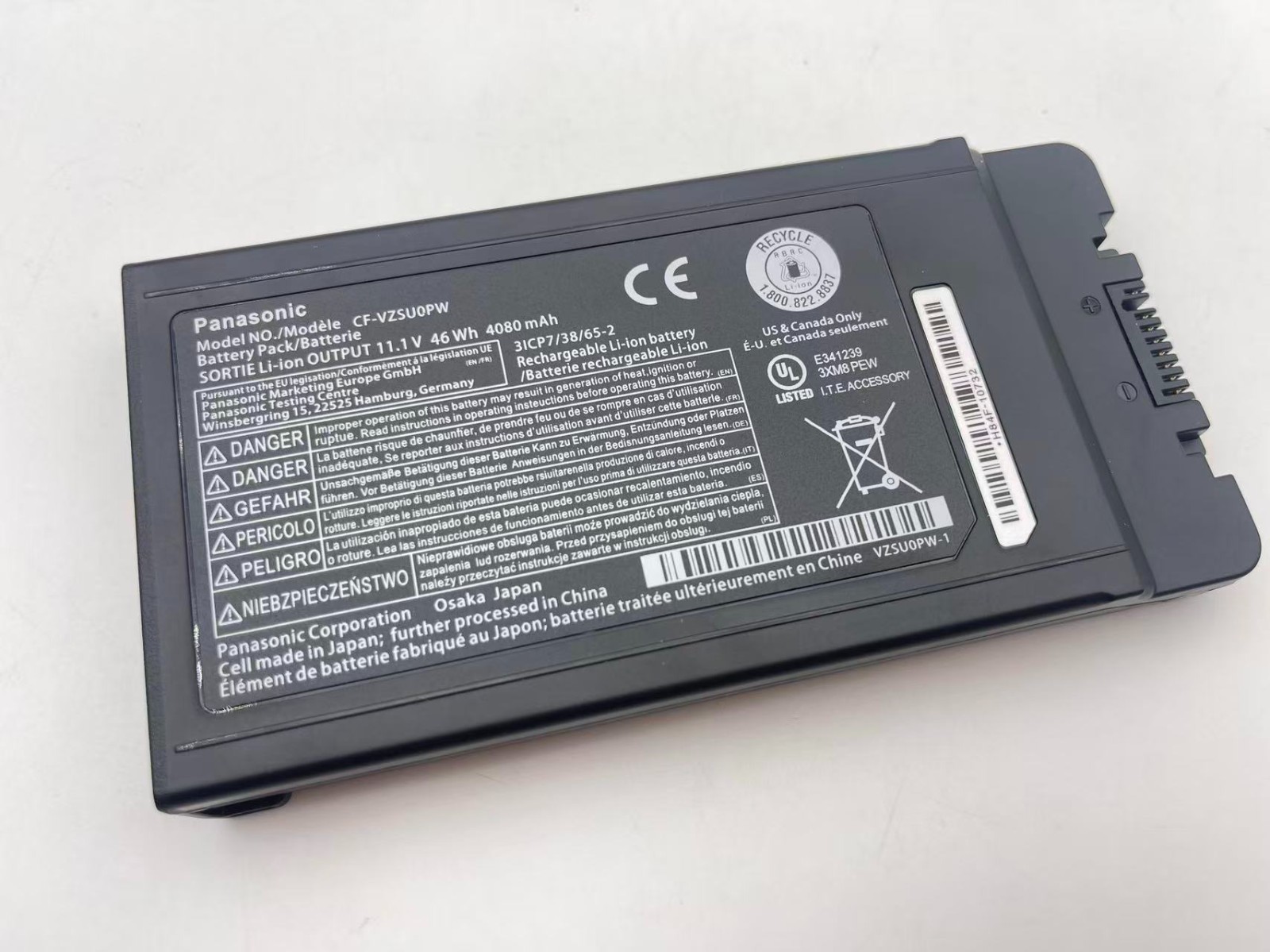 Genuine CF-VZSU0PR CF-VZSU0PW Battery For Panasonic Toughbook CF-54 MK1 OEM 46WH
