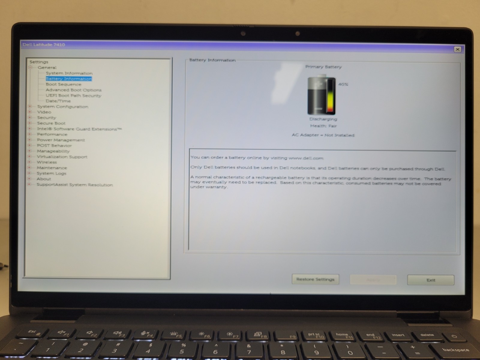 Dell latitude 7410 14″ touch i5-10310u 1.7ghz 8gb ram 512gb ssd w11p 84VYY33